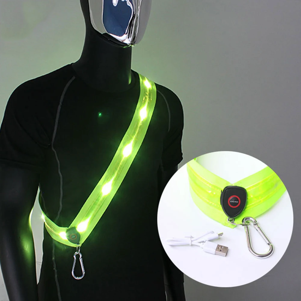 LED 조명 숄더 스트랩, 충전식 사이클링, 야외 하이 - Running Gear Lights 리뷰 및 가격