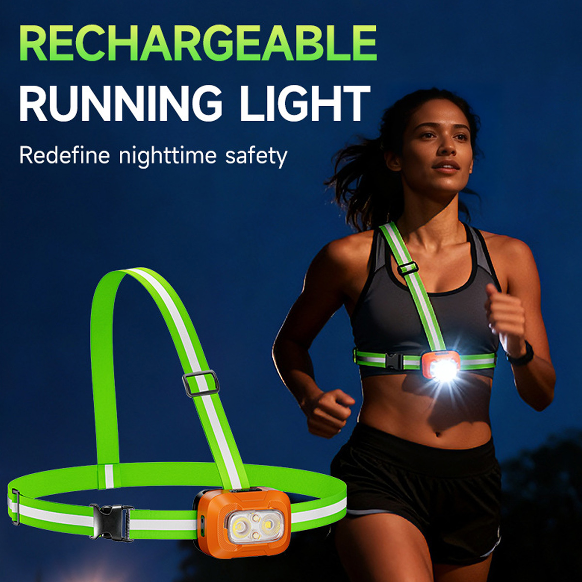 러닝 라이트 USB 충전식 방수 경량 웨어러블 손전등  - Running Gear Lights 리뷰 및 가격