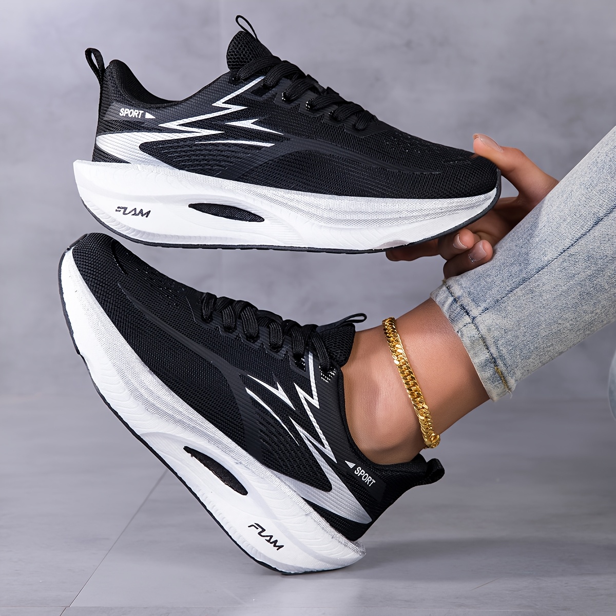 여성 스니커즈 신발 통기성 좋은 가벼운 러닝화 미끄럼  - Running Gear For Sale 리뷰 및 가격