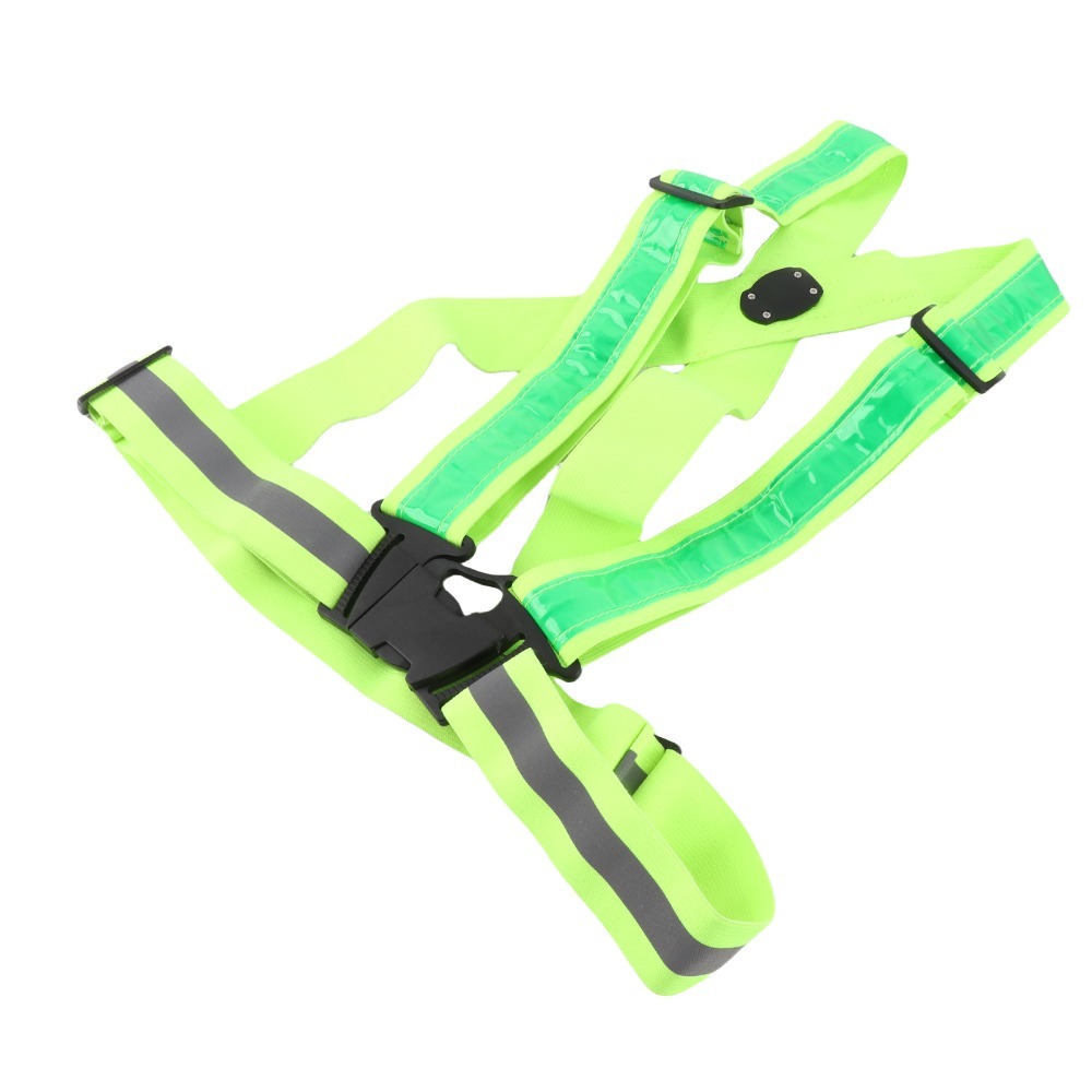 새로운 폴리에스터 LED 안전 조끼 녹색 라이트 USB - Running Gear Lights 리뷰 및 가격