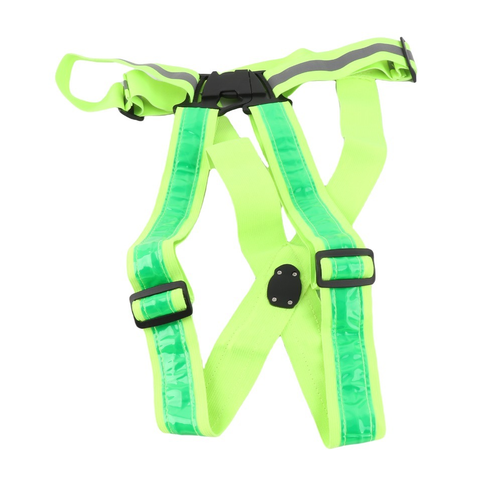 새로운 폴리에스터 LED 안전 조끼 녹색 라이트 USB - Running Gear Lights 리뷰 및 가격
