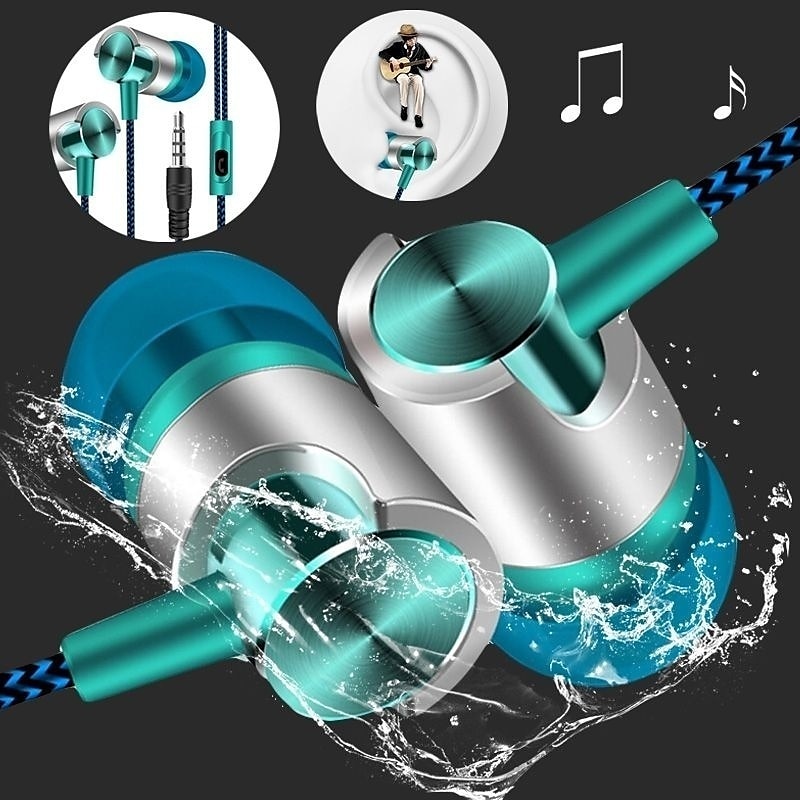 유선 이어폰 인이어 헤드셋 메탈 베이스 이어버드 디자인 - Running Gear Headphones 리뷰 및 가격