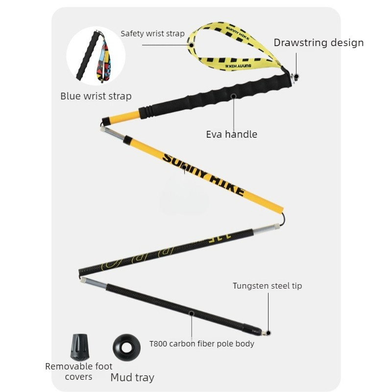 초경량 탄소 섬유 워킹 스틱, 탄소 섬유 트레킹 폴,  - Running Gear Lights 리뷰 및 가격
