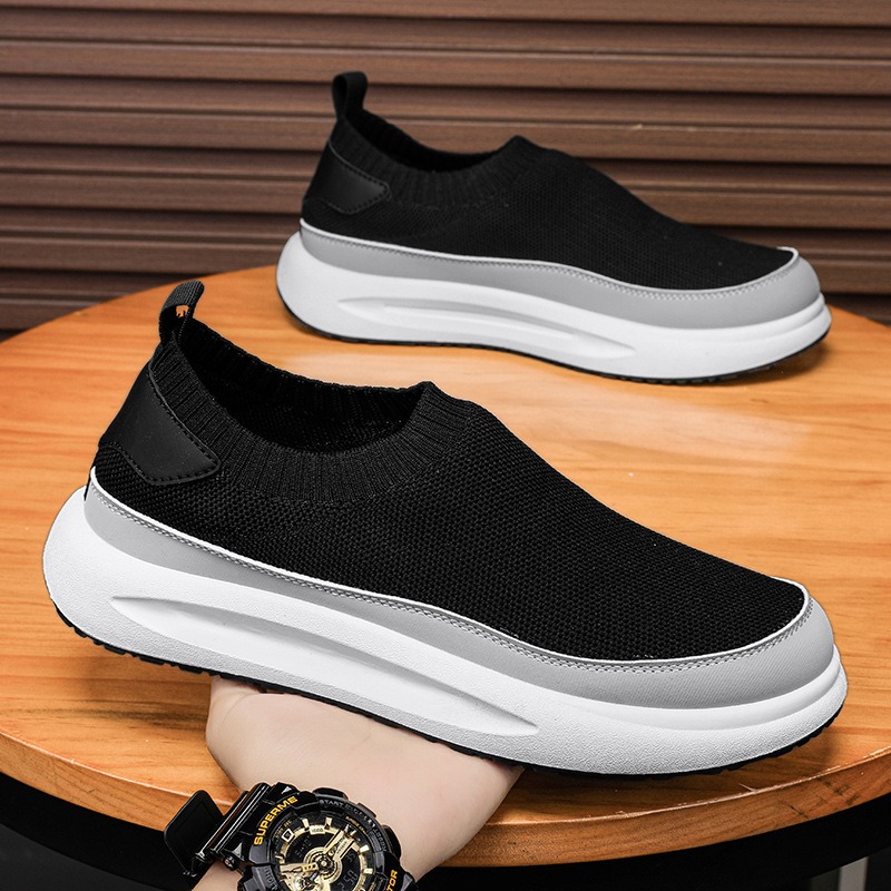 2025 신상 남성 신발 통기성 메쉬 캔버스화 패션 탄 - Running Gear For Sale 리뷰 및 가격