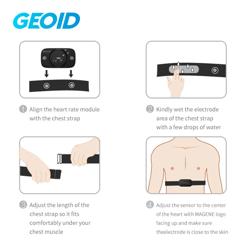 GEOID HS500 심박수 스트랩 센서 사이클링 컴퓨 - Heart Rate Strap Chest 리뷰 및 가격