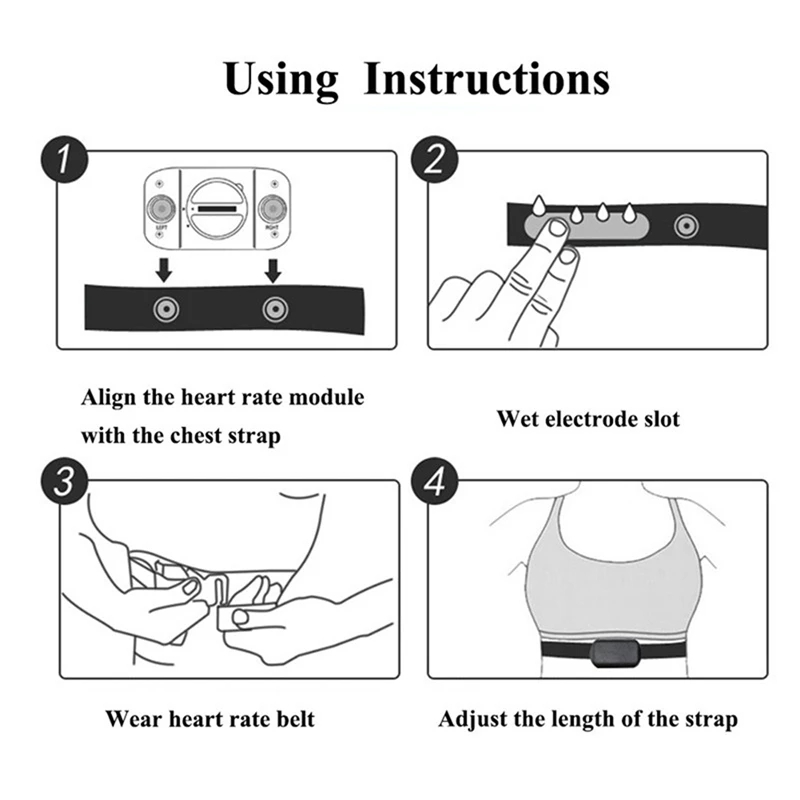 1/2PCS 심박수 모니터 가슴 스트랩 Garmin H - Heart Rate Strap Chest 리뷰 및 가격